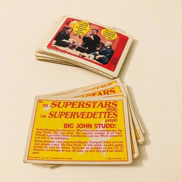 1985 WWF O Pee Chee  Wrestling Cards Superstars Speak Lot of 21 - Picture 1 of 16